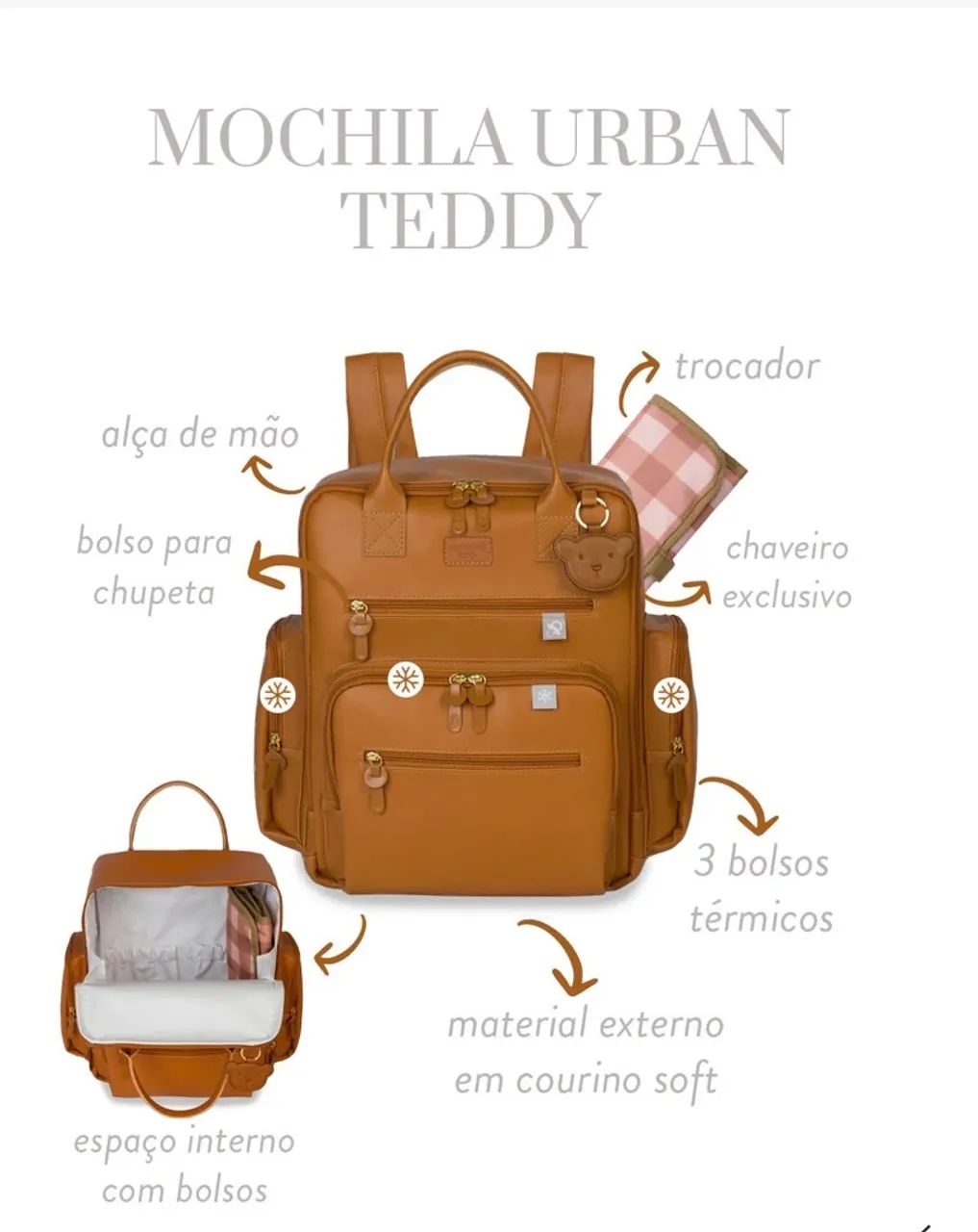 Mochila maternidade Masterbag  - Foto 2