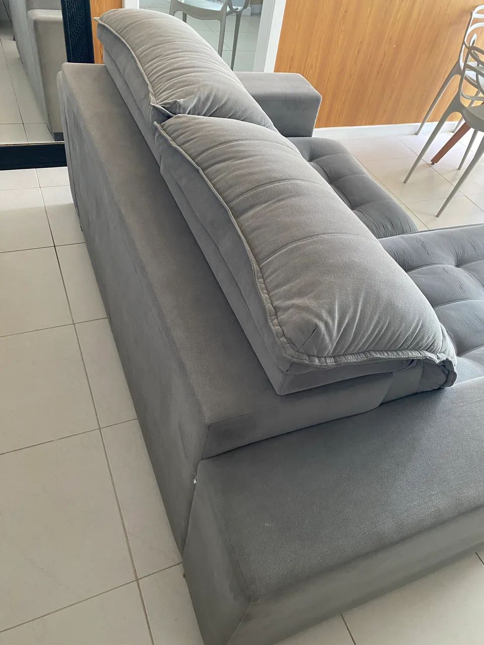 Sofá Cinza Retrátil  - Foto 5