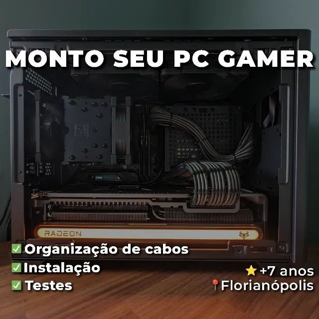 Montagem De PC Gamer Profissional + Cable Management | Consultoria De Peças