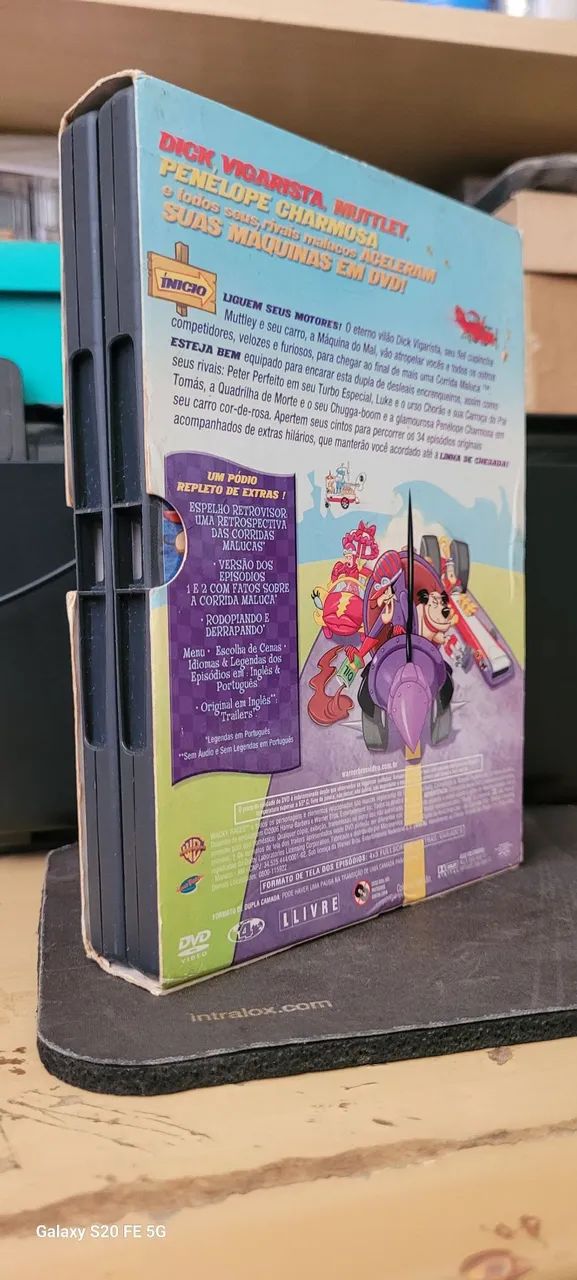 CORRIDA MALUCA - COLEÇÃO HANNA BARBERA - 3 DVDs - Foto 3