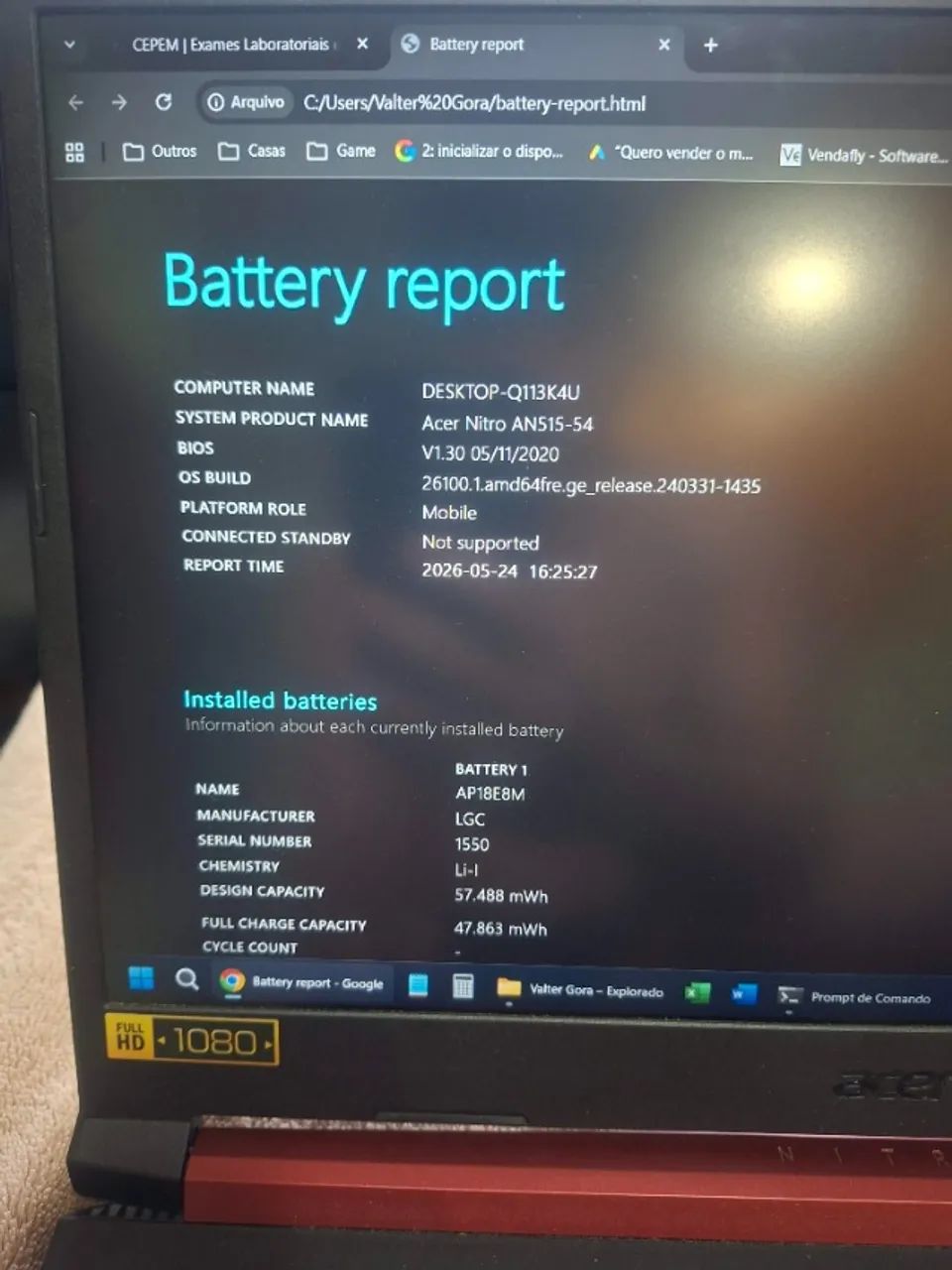 Notebook Gamer Acer Nitro 5 Turbinado - Foto 5