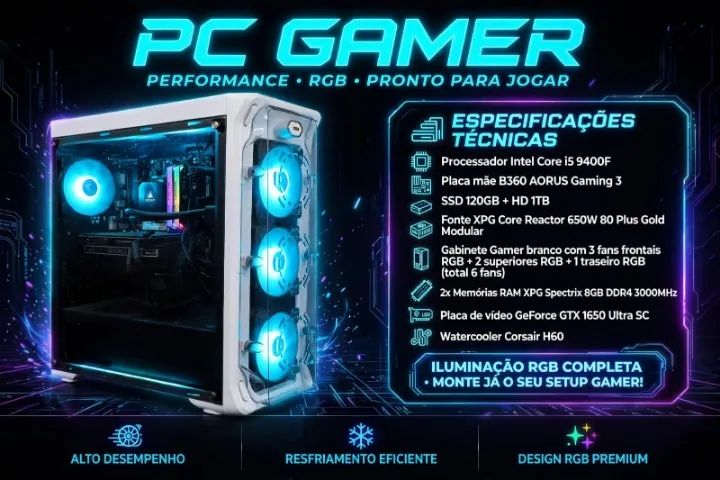Pc Gamer Completo (Não Troco)