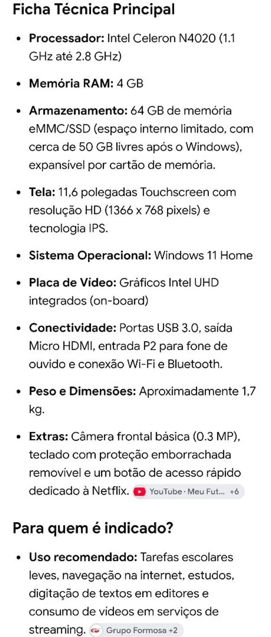 Notebook Multilaser M11w prime 2em1 - Foto 5
