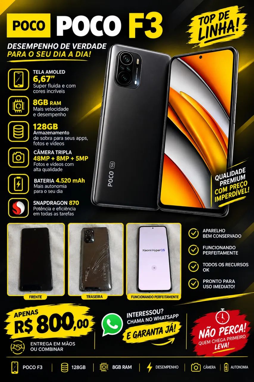 CELULAR POÇO F3