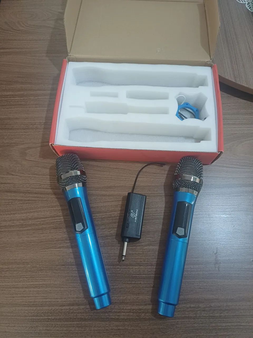 Kit dois microfones sem fio profissional dinâmico,  kapbom KA M87 - Foto 3