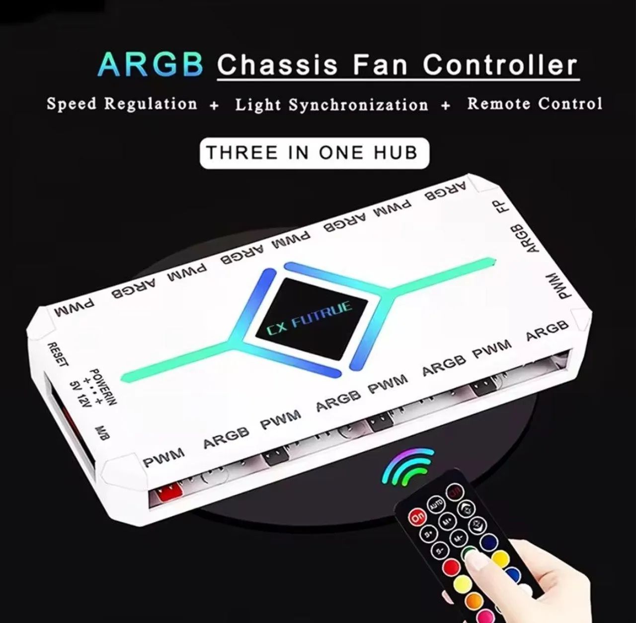 Controladora ARGB e PWM para fans 5v - Foto 2
