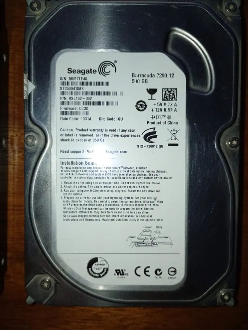 2 HDs de 500gb cada - Armazenamento - Sítio Itaberaba I, São Paulo