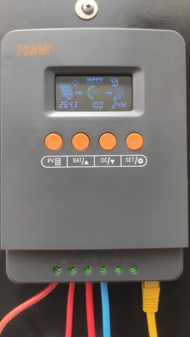 Controlador de Carga Solar MPPT 25A PowMR - Foto 5