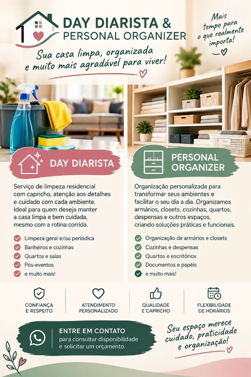 Diarista,  personal organizer 