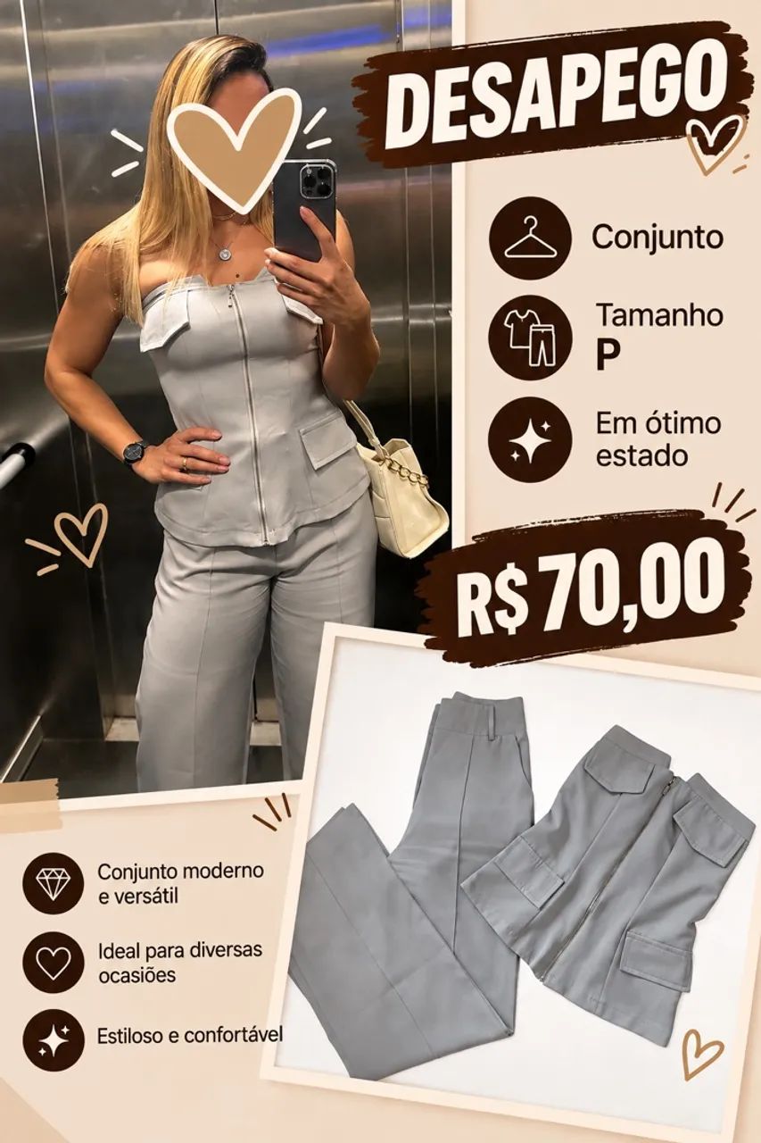 Peças femininas Tamanho P - Foto 5