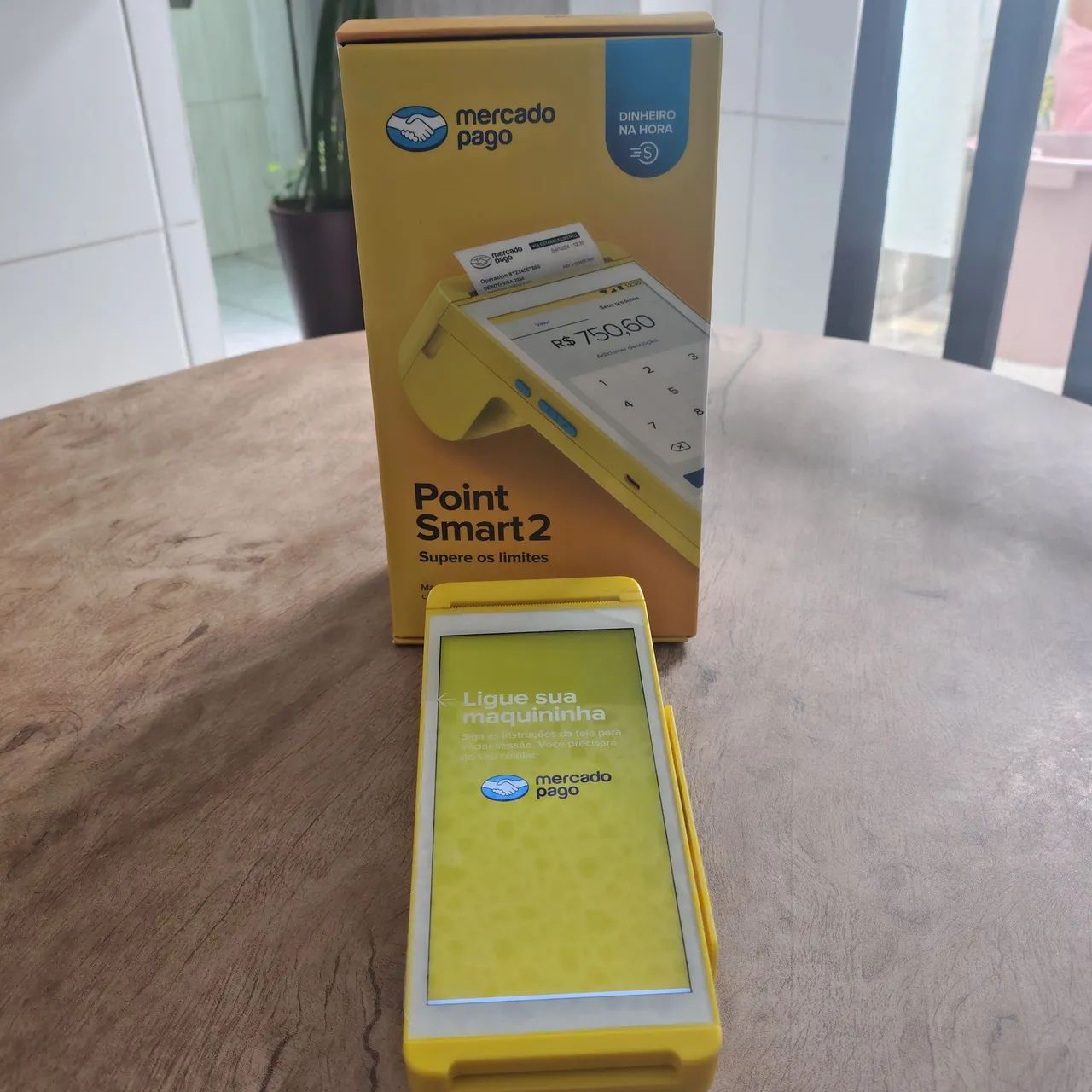 Point Smart- maquininha com sinal 4g.