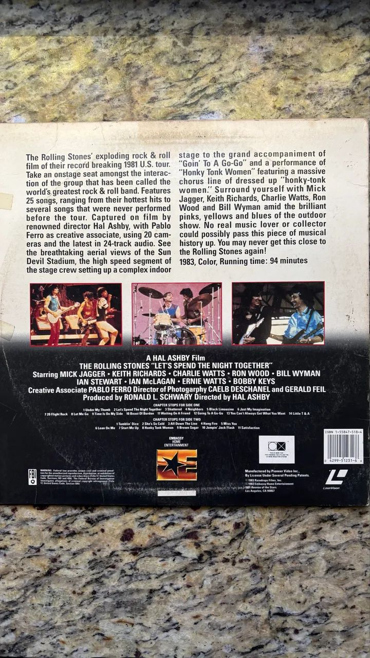 LD laser disc Rolling Stones - Foto 2
