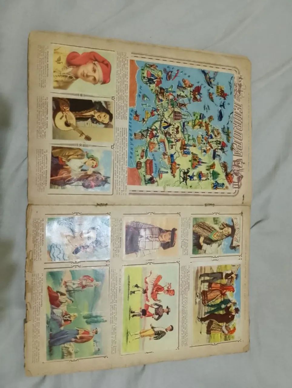 ÁLBUM DE FIGURINHAS RAÇAS E COSTUMES DO MUNDO INTEIRO COMPLETO EM BOM ESTADO  - Foto 4