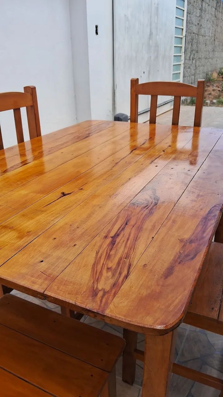 Mesa Madeira com Cadeiras  - Foto 5