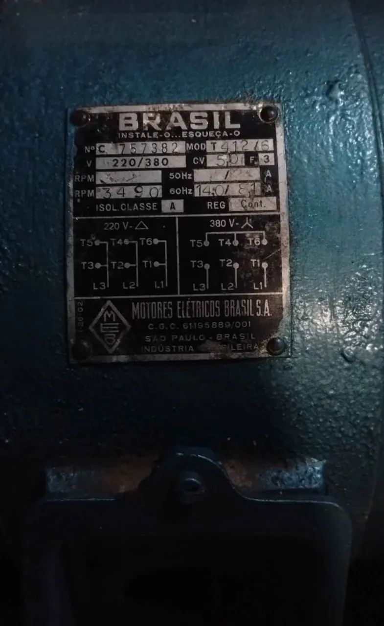 Bomba d'água trifásico 1500 - Foto 2