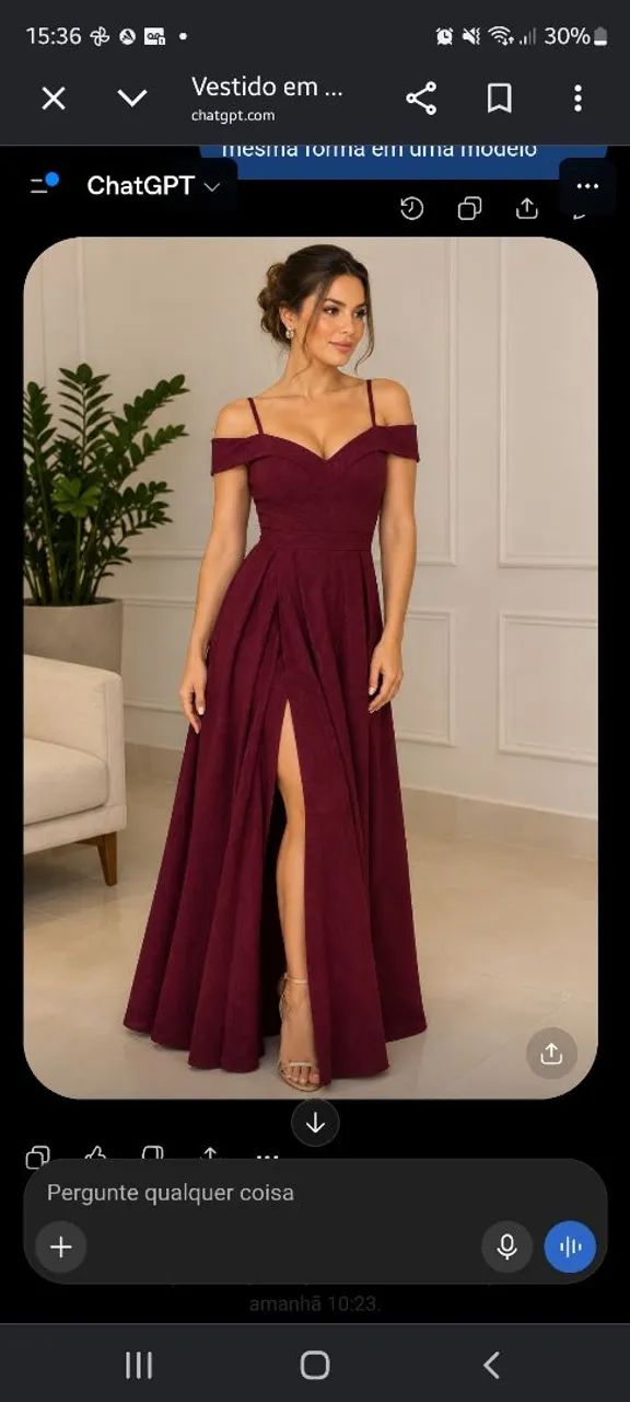 Vestido Longo Festa (Impecável)