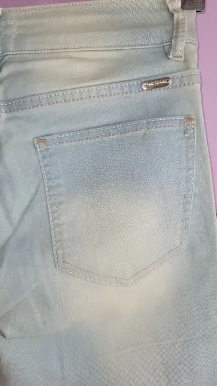 Calça jeans Azul limão - Foto 3