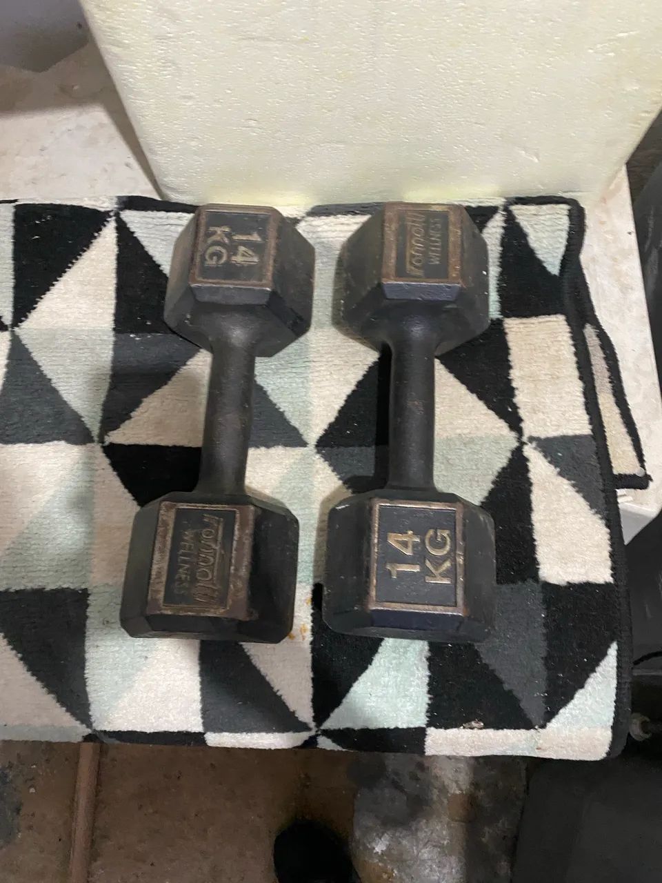 Par de Halteres 14 kg cada