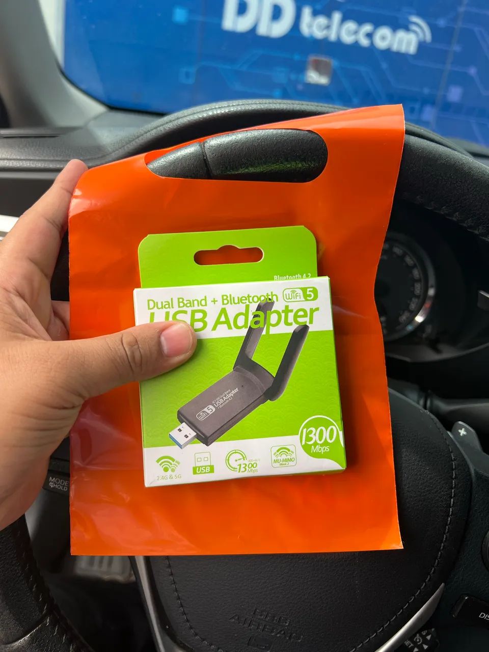 Adaptador WiFi USB - Conexão prática para seu computador - Foto 4
