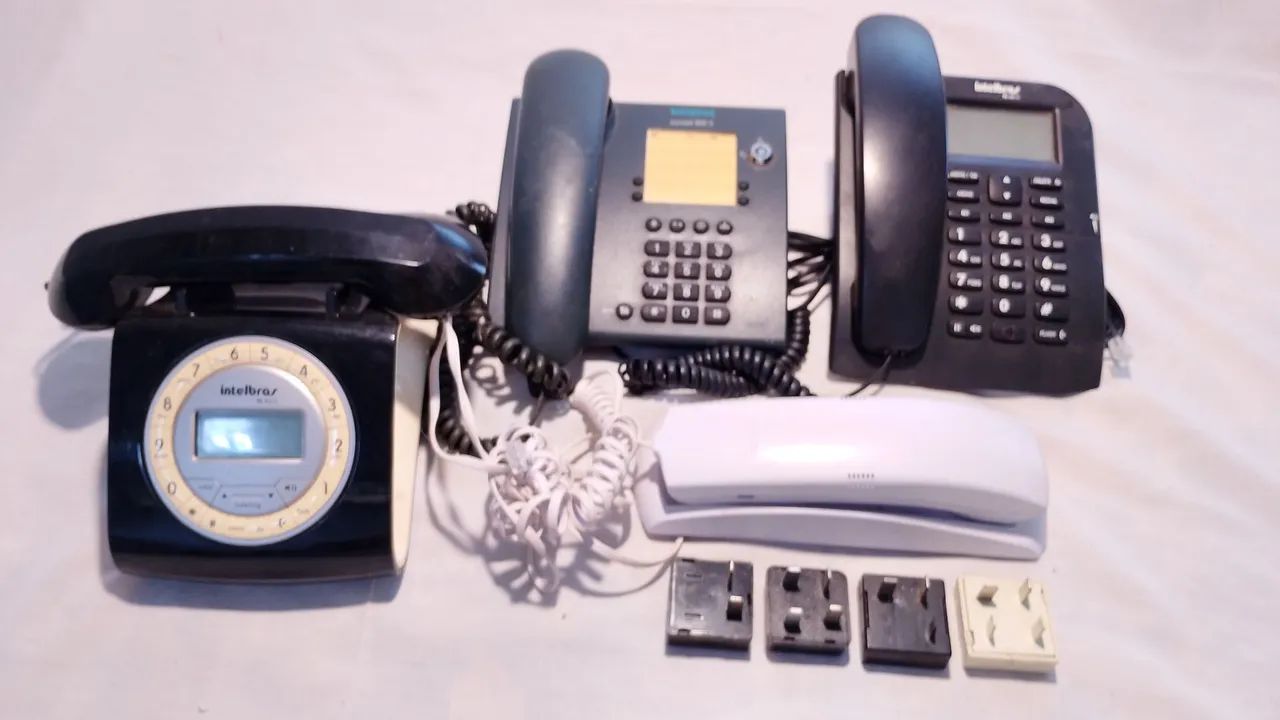 Telefone lote telefones analogicos funcionando 