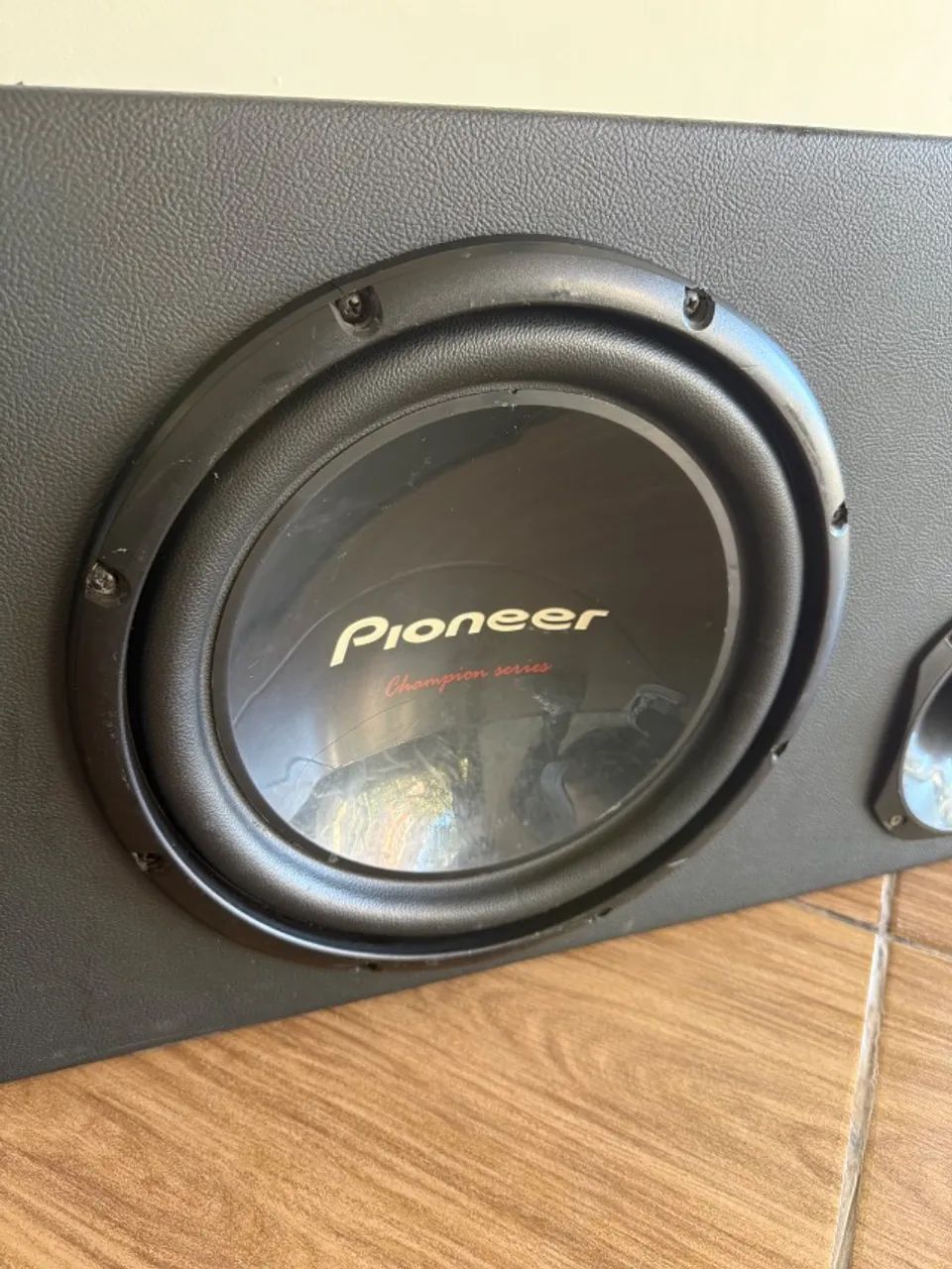 Caixa de som trio Pioneer cara preta com módulo e engate rápido - Foto 2
