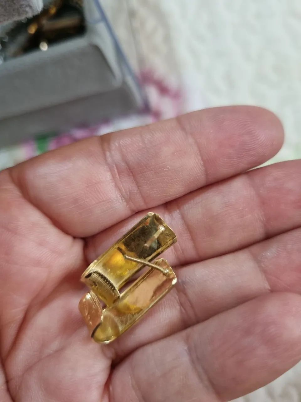 Brincos escrava ouro 18k - Foto 3