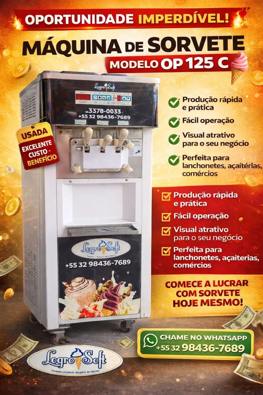 Máquina de sorvete Logrosoft 