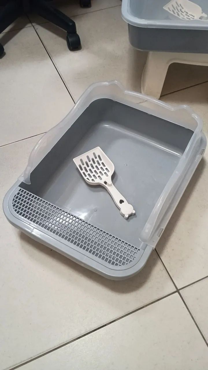 Caixa de areia para gato