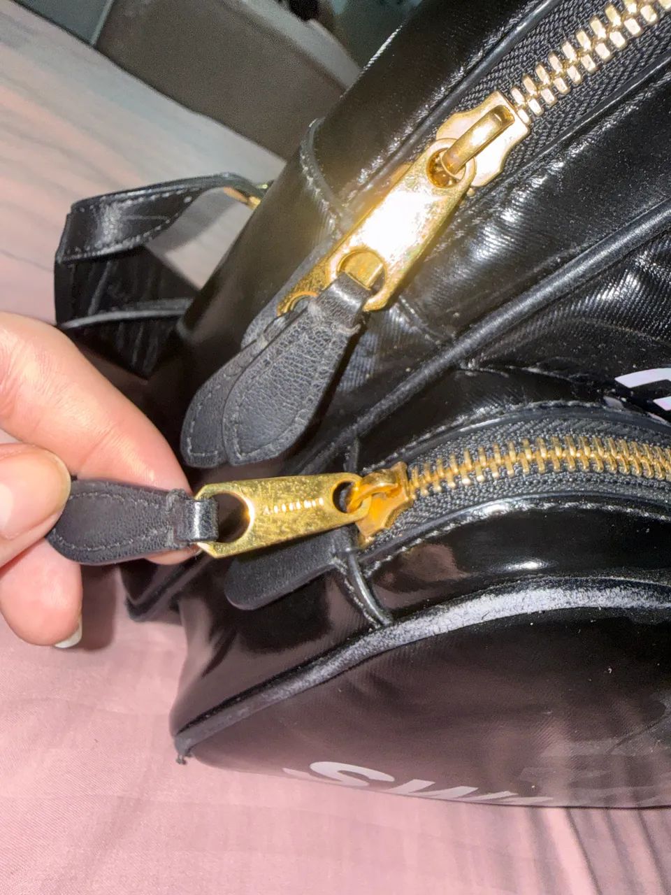 Burberry Logo Print Backpack Original - Preta - Foto 4