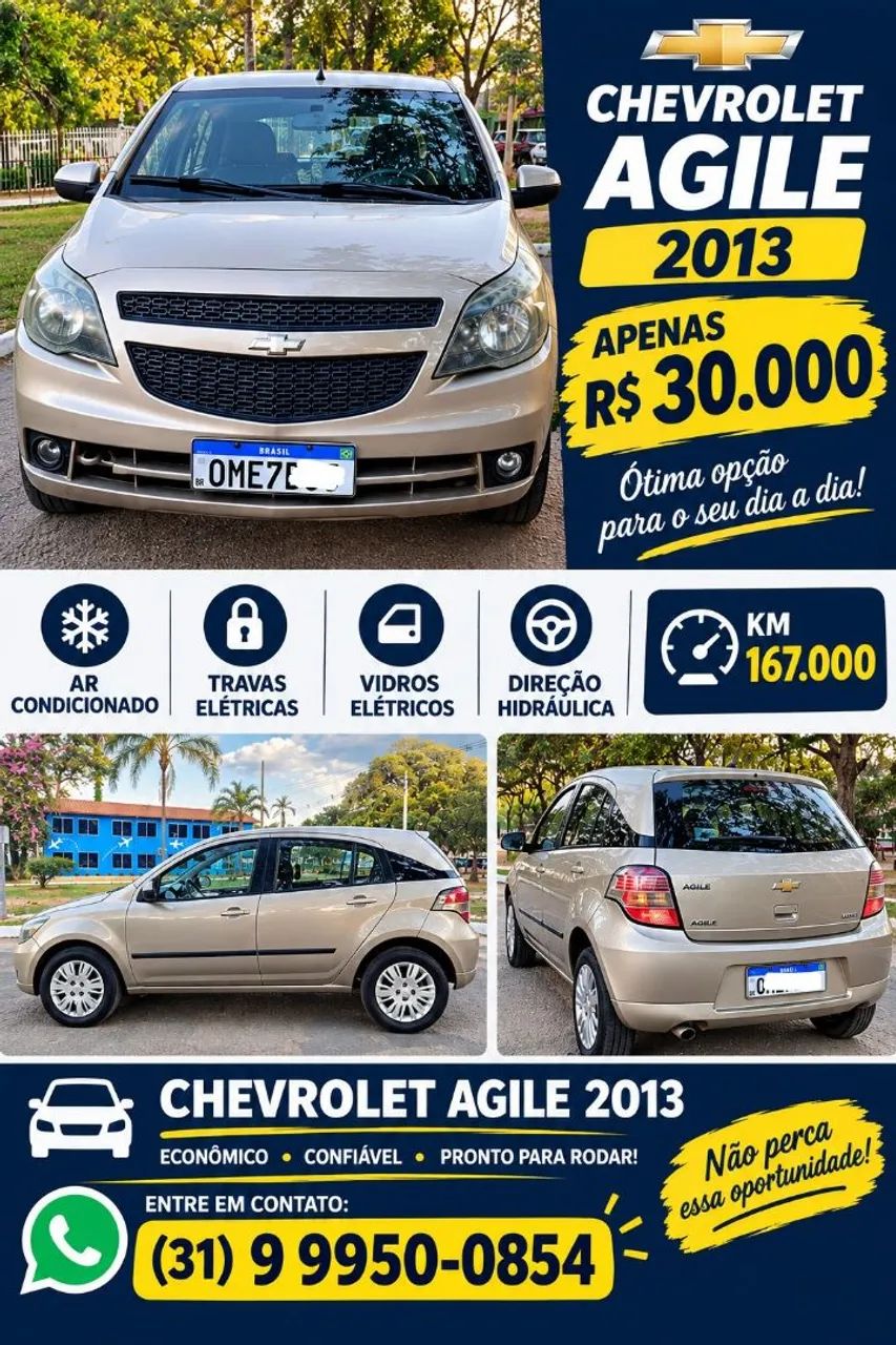 Chevrolet Agile LT 1.4 MPFI 8V FLEXPOWER 5P 2013