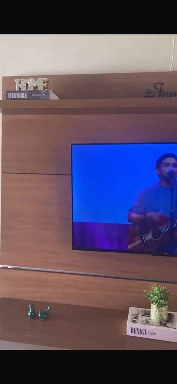 Painel de TV com Rack e Prateleira - Foto 3