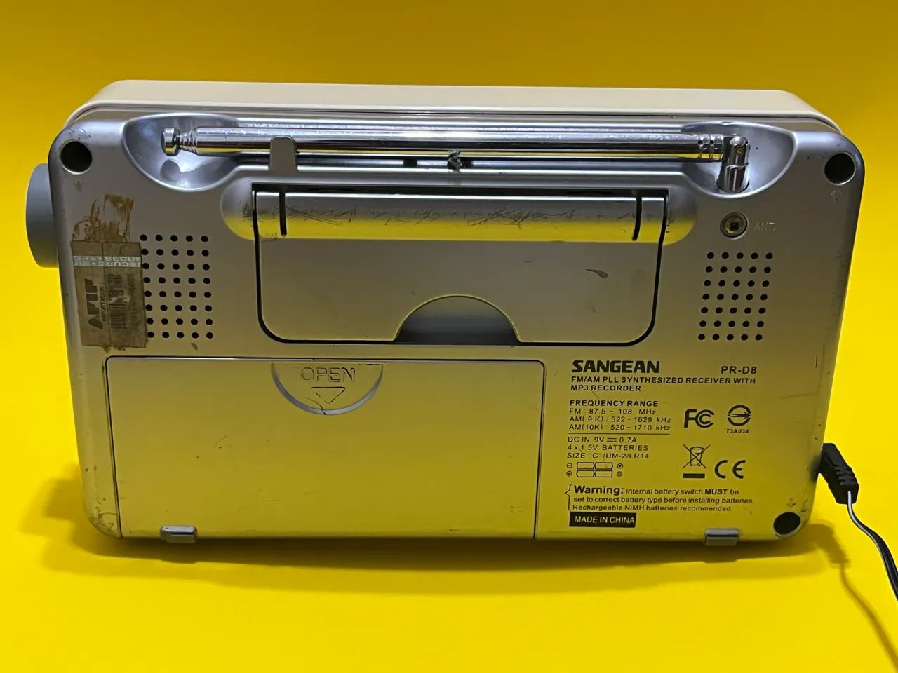 Rádio AM/FM Sangean PR-D8  - Foto 4