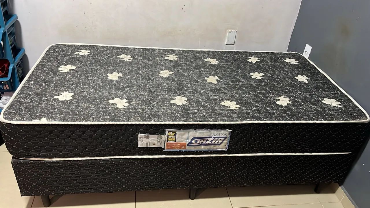Cama Box Solteiro Gazin+ Colchão D28