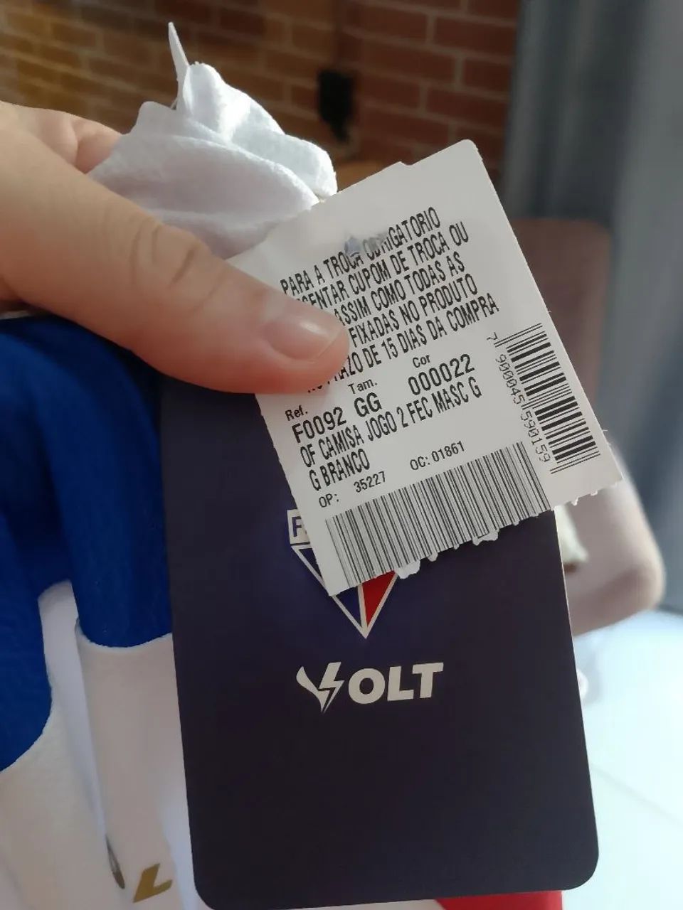 Camisa Fortaleza 2025 - Branca - Foto 2