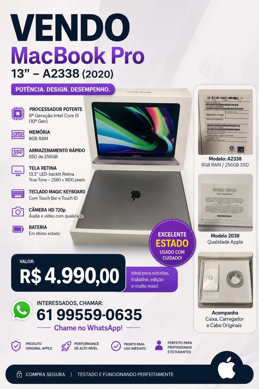 8GB Memory) (256GB SSD 13-inch MacBook Pro - Notebooks