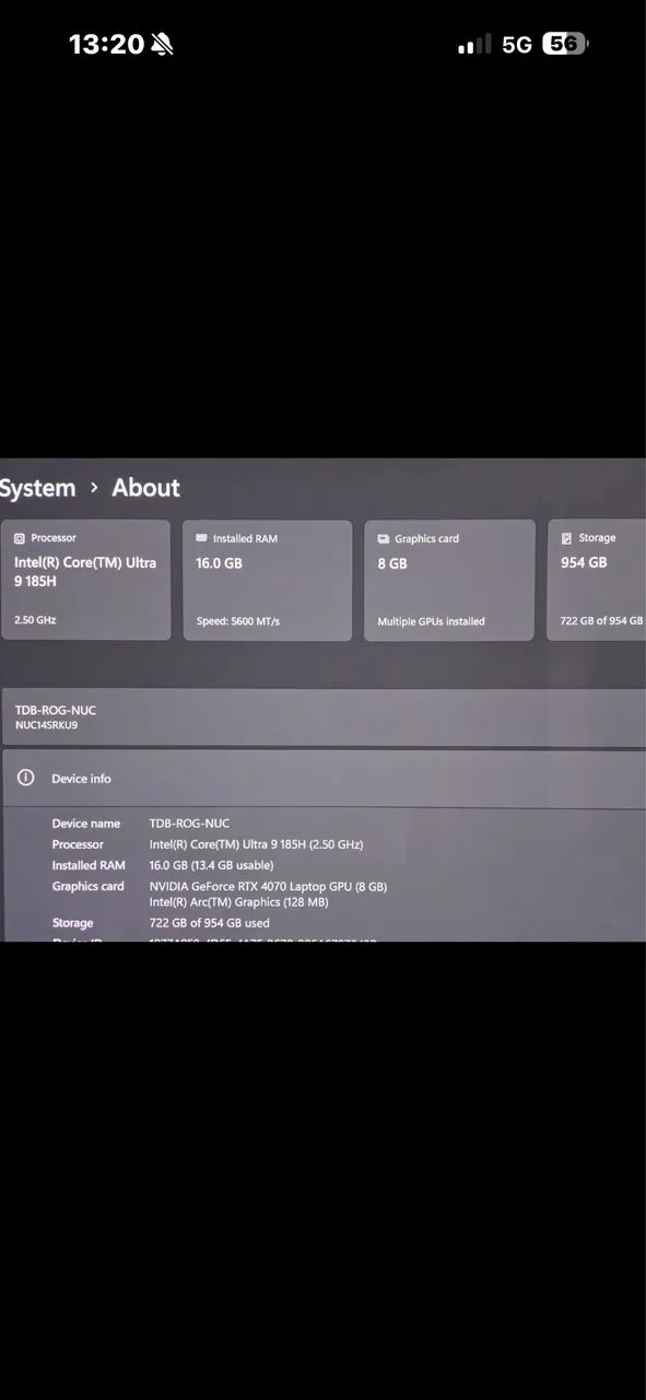 Asus Rog NUC 970 - Foto 2