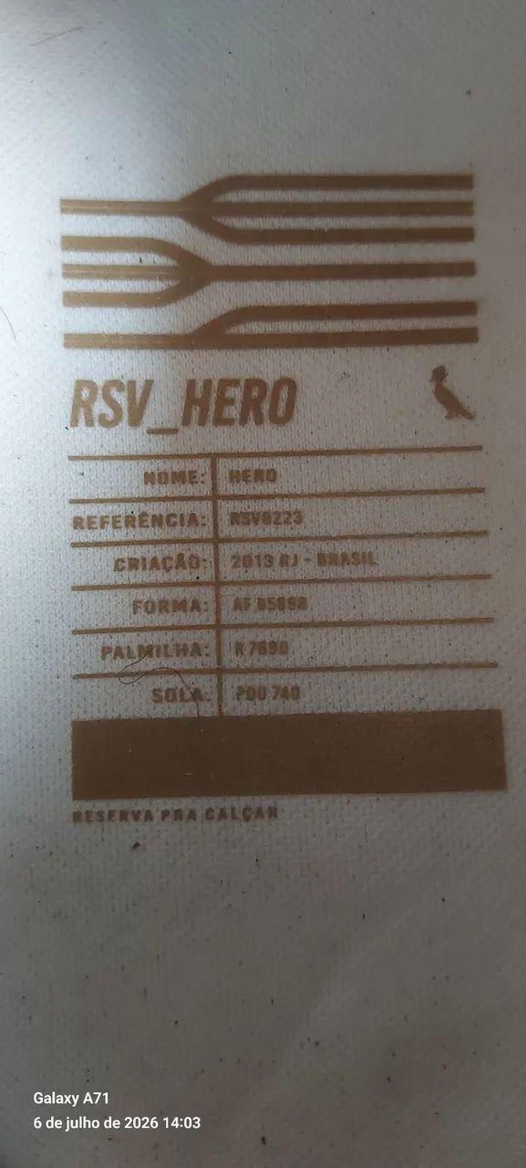Tênis RSV bege - Foto 2