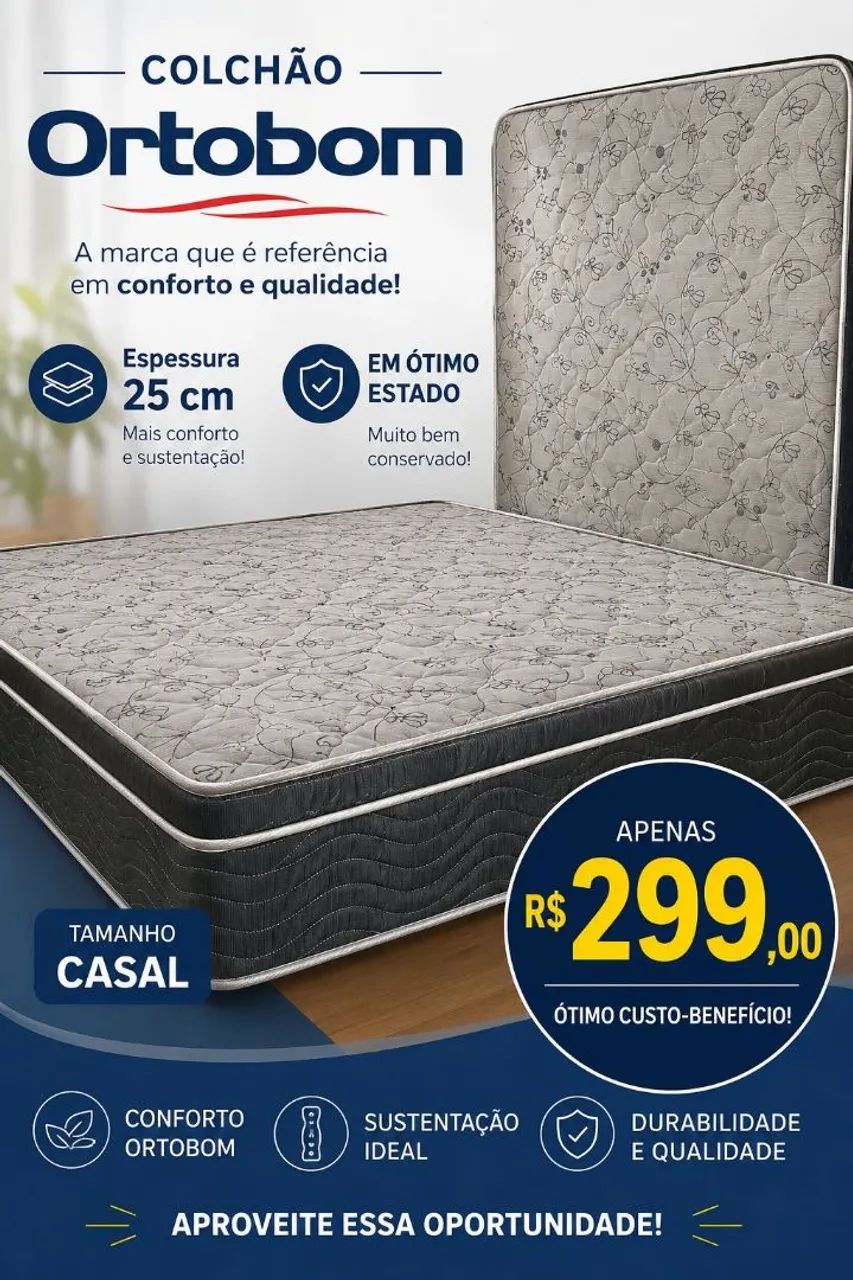 Colchão Casal Ortobom 