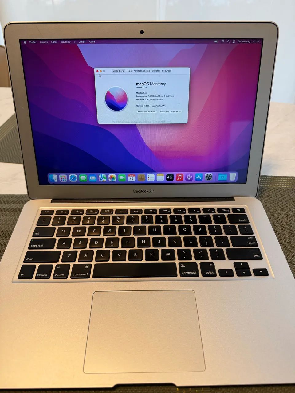 MacBook Air 2017 I5 8GB