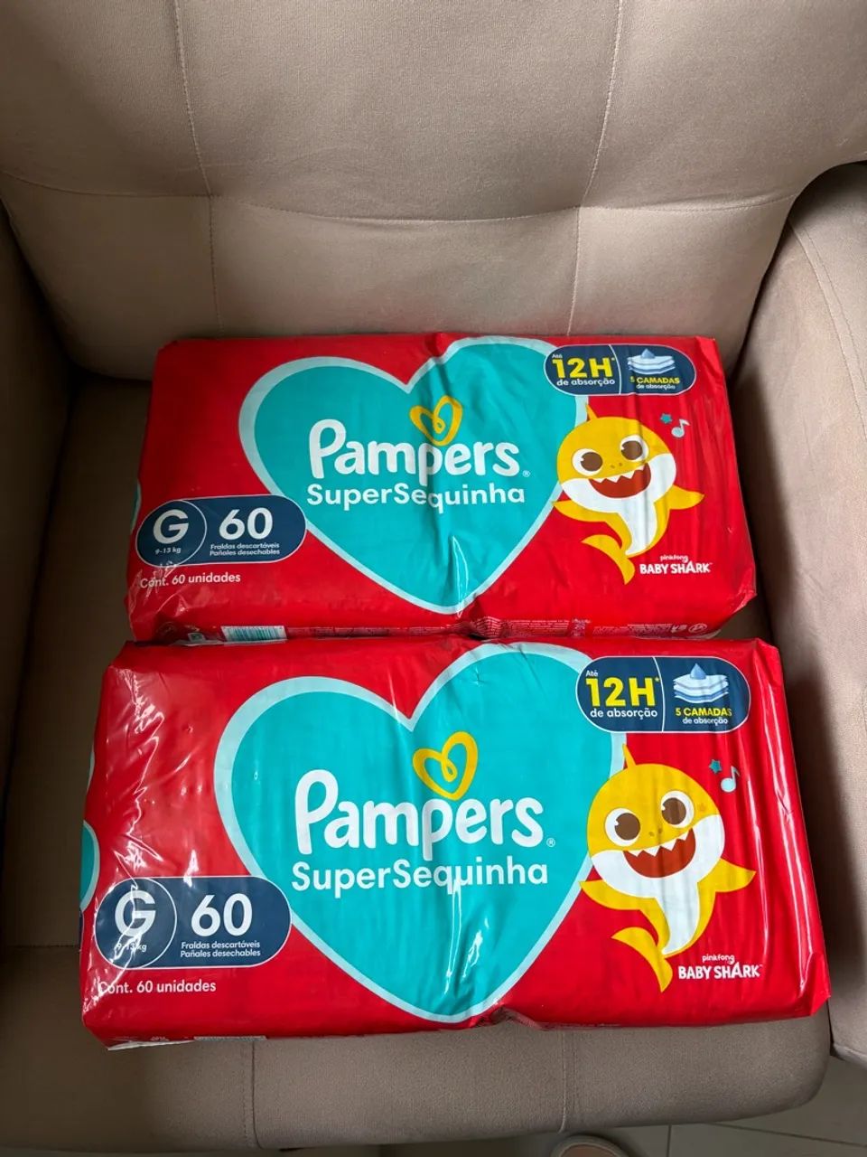 Fraldas Pampers P, M e G - Foto 3