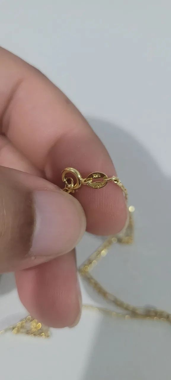 CORDÃO BANHADO A OURO 18K - Foto 2