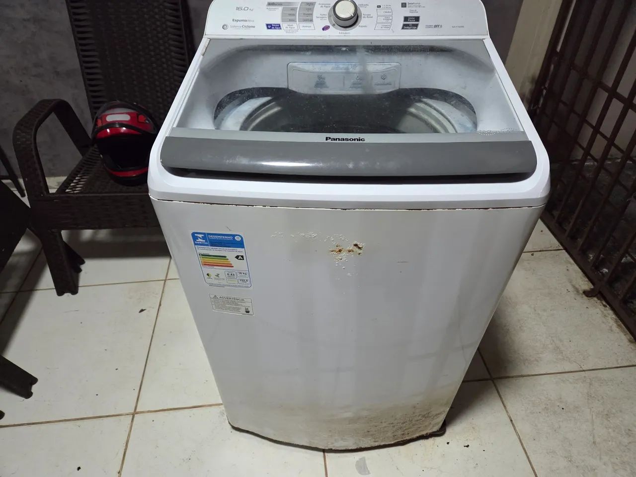Máquina de lavar marca Panasonic 