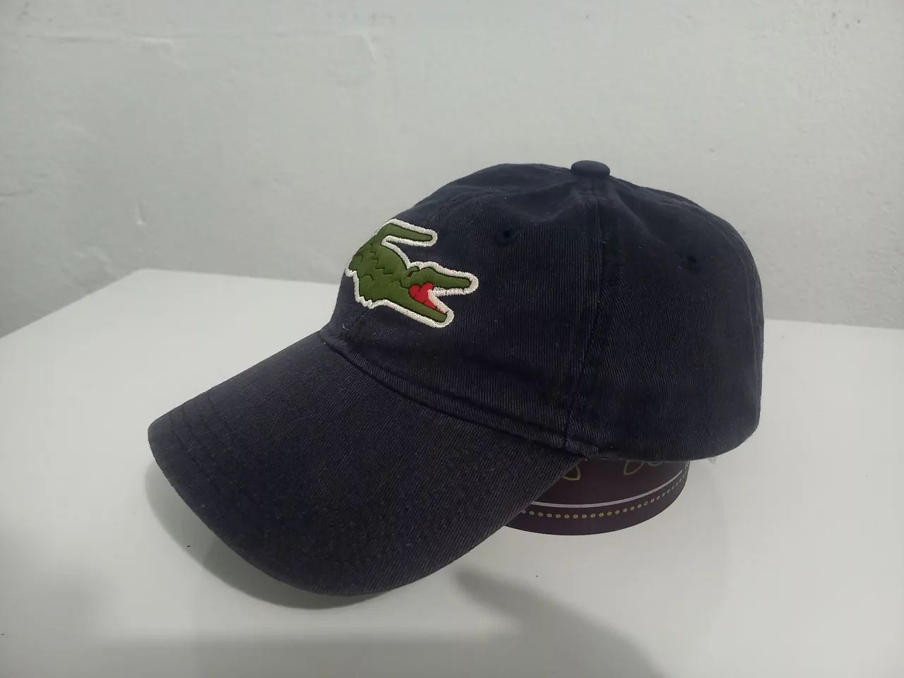 Bone lacoste big croc azul escuro - Foto 4