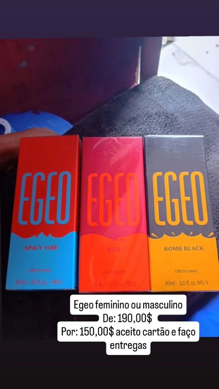 Egeos masculino ou feminino 