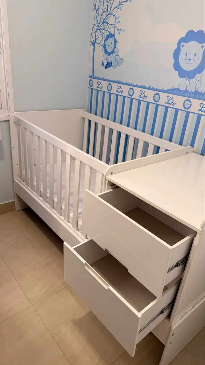 Berço Multifuncional americano branco - Foto 2