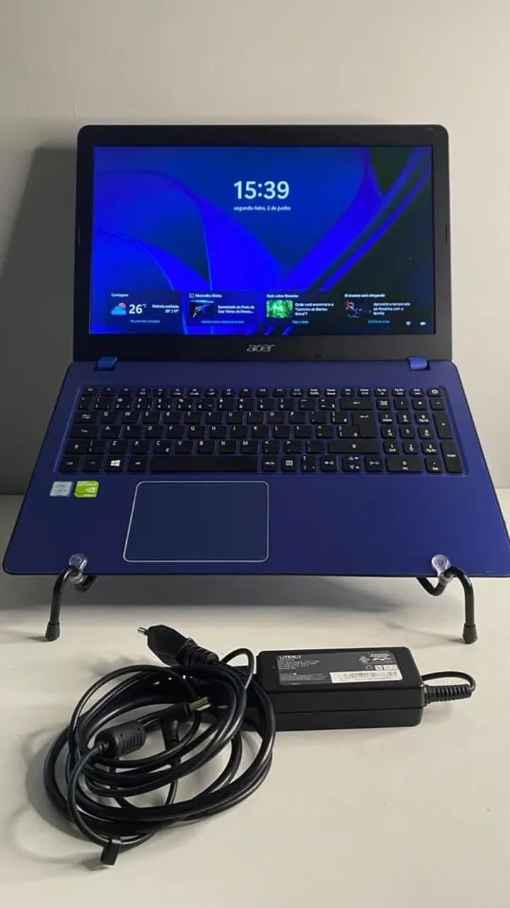 Notebook Acer i7 placa de vídeo GeForce, 8GB RAM, SSD 256GB Aspire
