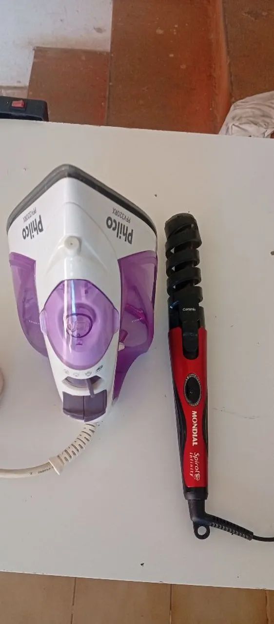 Ferro de passar Philco e uma babyliss - Foto 4