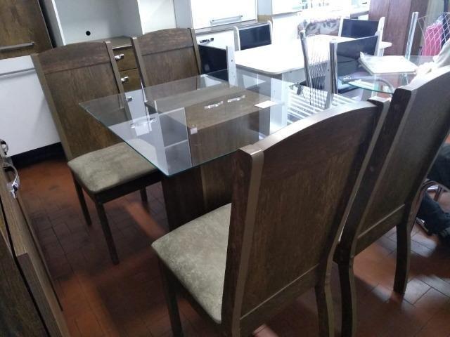 Conjunto de mesa 4 cadeiras adar " ENTREGA HOJE OU EM ATÉ 24 HORAS - Foto 2