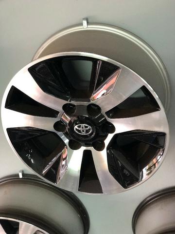 Rodas Aro 17 Toyota Hilux Original SRV Black Diamond - Foto 12