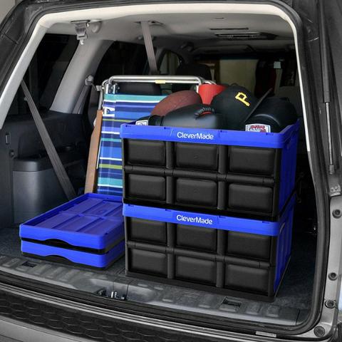 Clevermade Caixa Dobrável - Organizadora 62 Litros cor cinza - Foto 6
